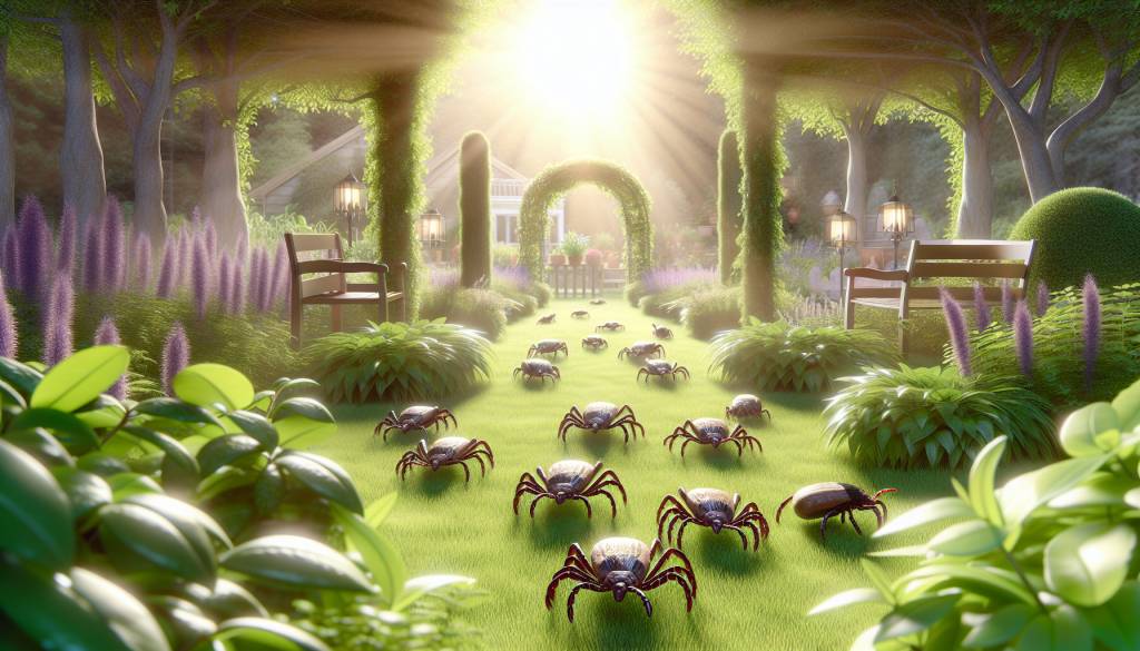 Les tiques dans le jardin : risques et préventions