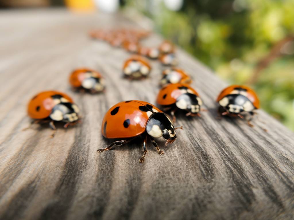 Les dangers des coccinelles asiatiques : invasion silencieuse dans nos habitations