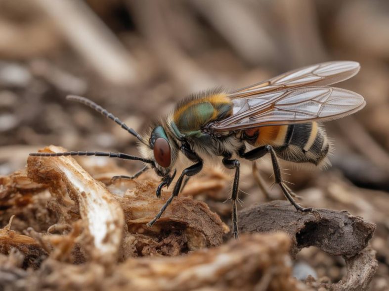 Les insectes nécrophages : leur rôle dans la décomposition et les implications en milieu domestique
